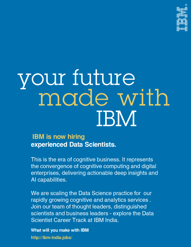 Data Scientist Career Track at IBM India